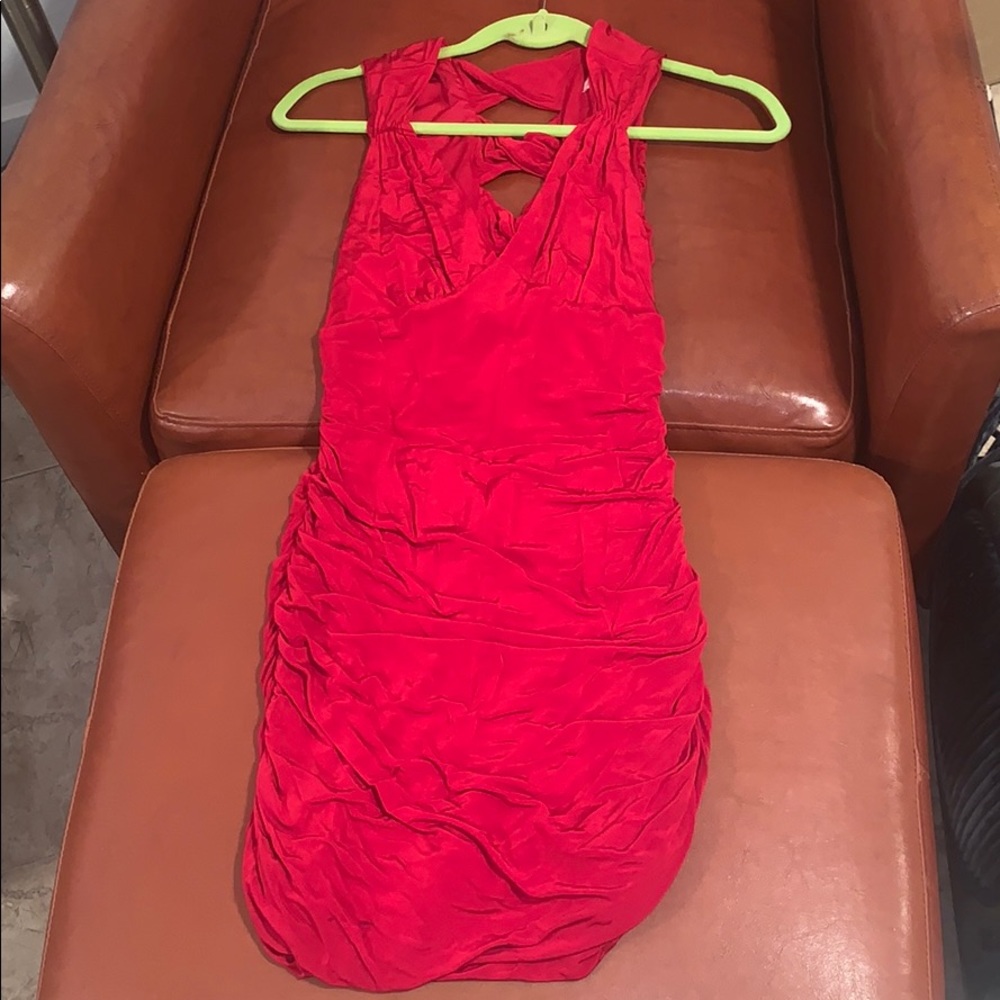 Sexy cross back dress